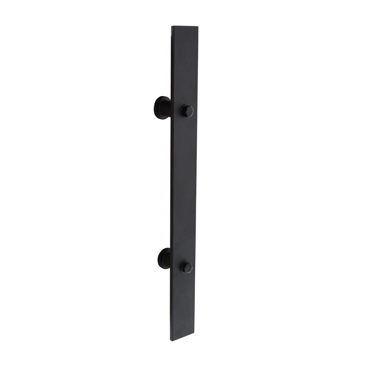 Skjutdörrshandtag i smide 400mm - svart 0023.450111