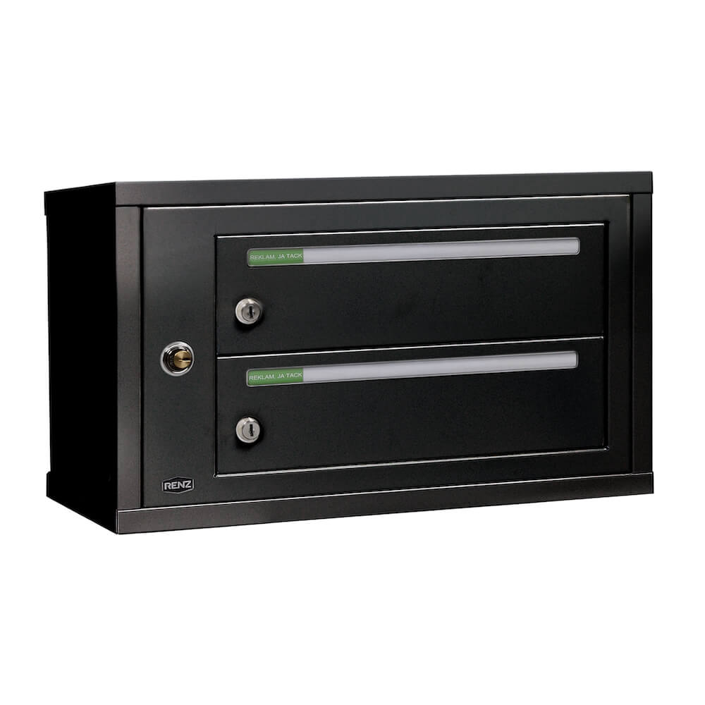 Fastighetsbox Renz Classic 1x2 Liggande Singel - 789S001-02