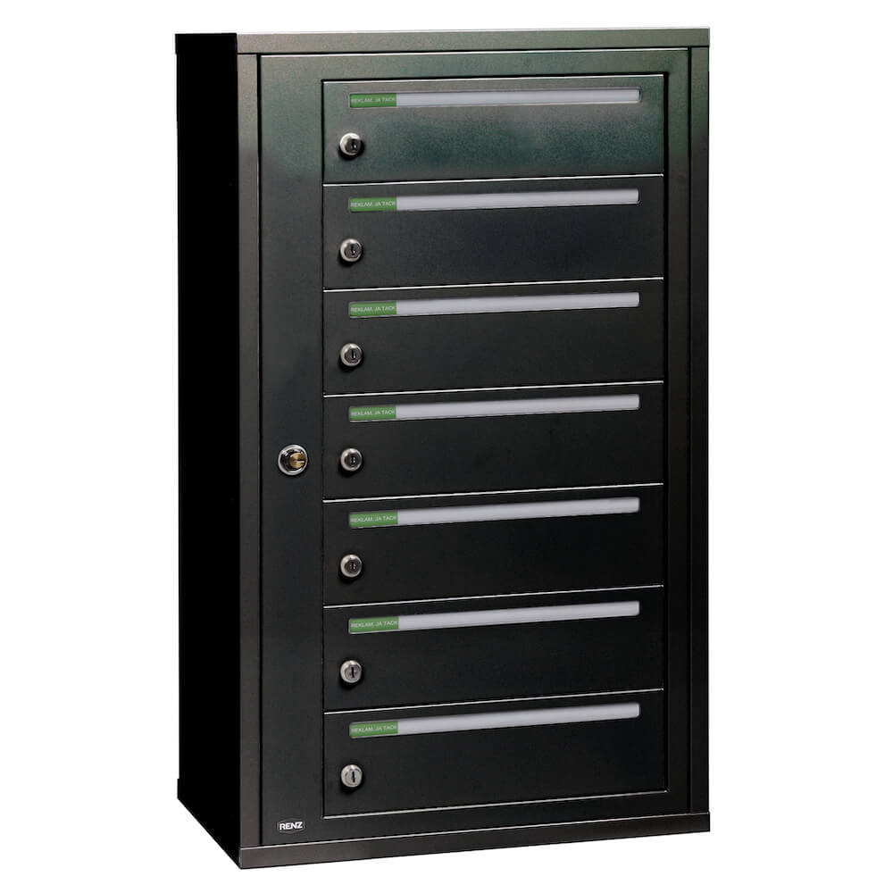 Fastighetsbox Renz Classic 1x7Liggande Singel - 789S001-07