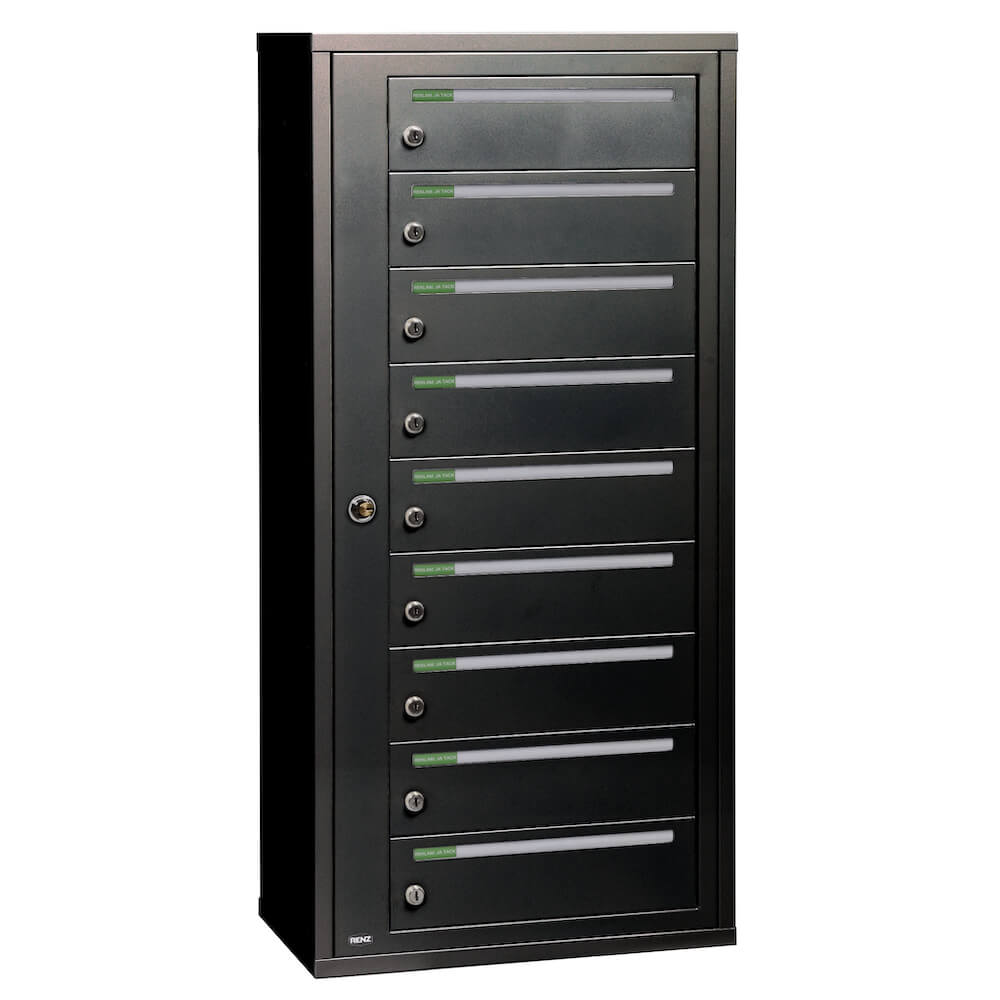 Fastighetsbox Renz Classic 1x9 Liggande Singel - 789S001-09