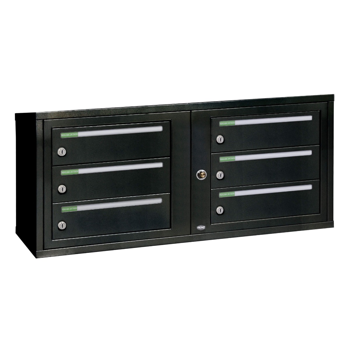 Fastighetsbox Renz Classic 2x3 Liggande Dubbel - 789D001-06