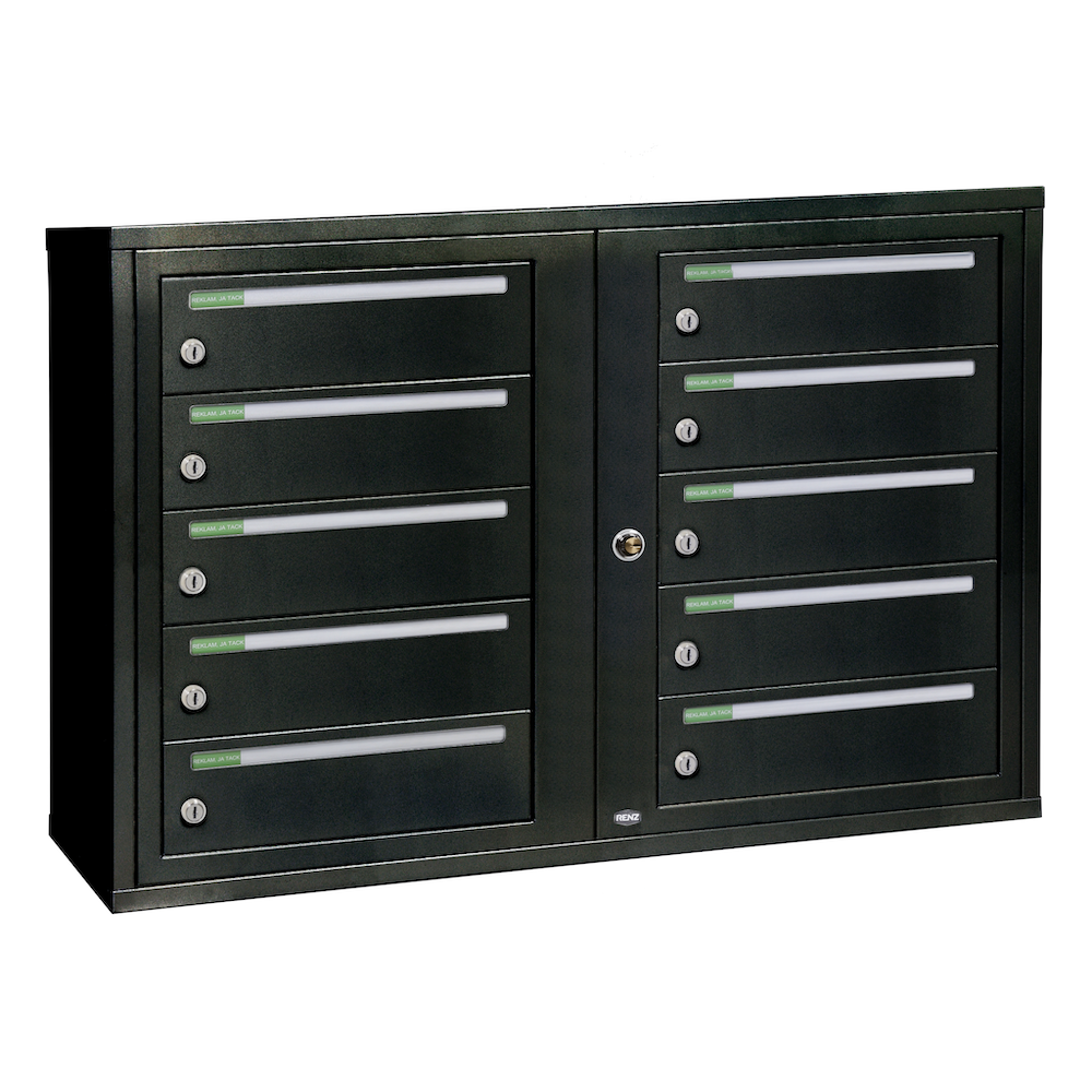 Fastighetsbox Renz Classic 2x5 Liggande Dubbel - 789D001-10