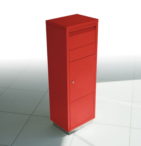 Paketpostlåda LETTERMAN Standing Ov. 2 - Röd RAL 3020 601 R