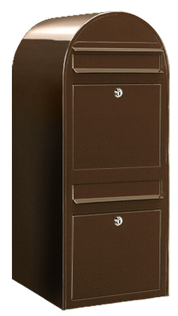 Postlåda BOBI DUO - Brun RAL 8017