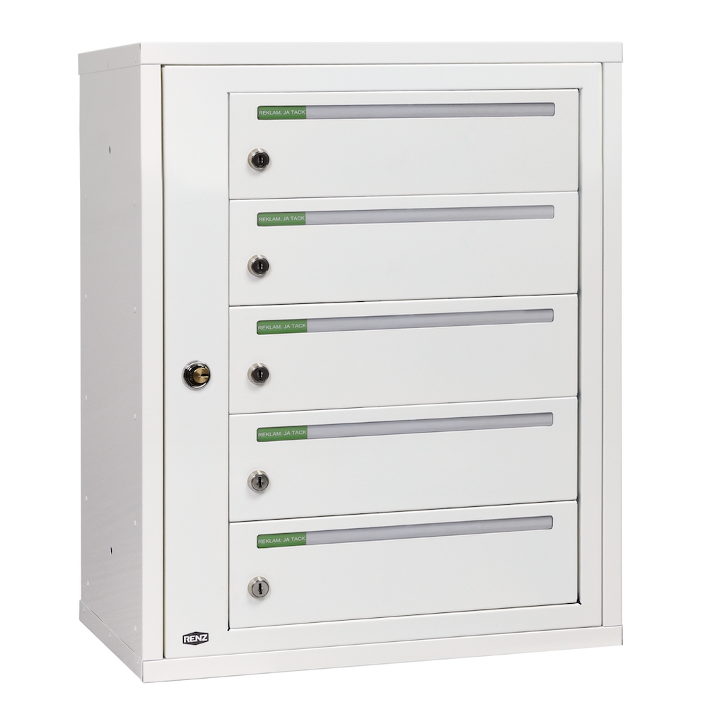 Fastighetsbox Renz Classic 1x5 Liggande Singel - 789S001-05