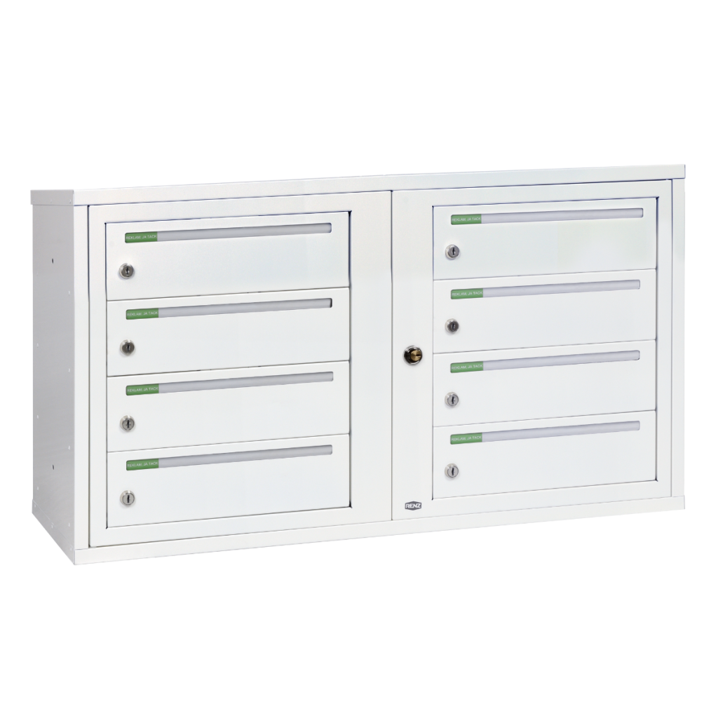 Fastighetsbox Renz Classic 2x4 Liggande Dubbel