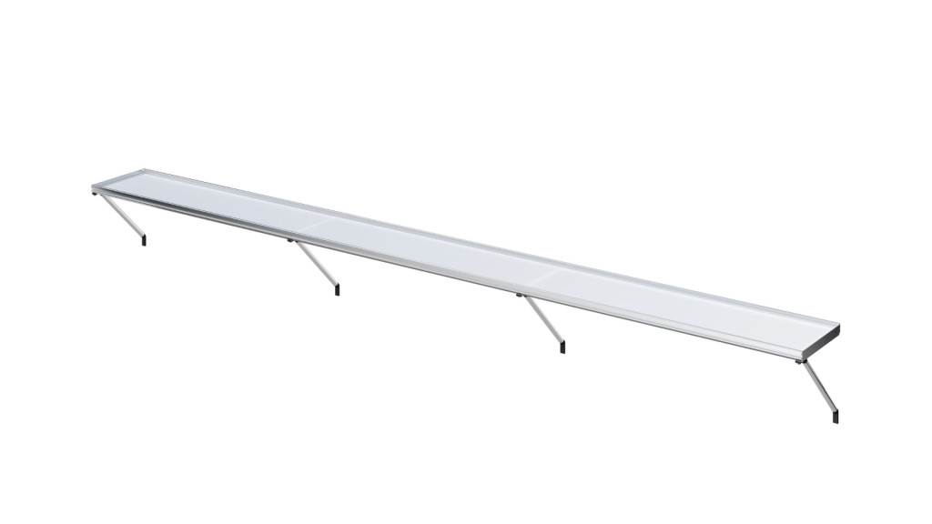 Växthushylla Nelke III 3,23 m – aluminium