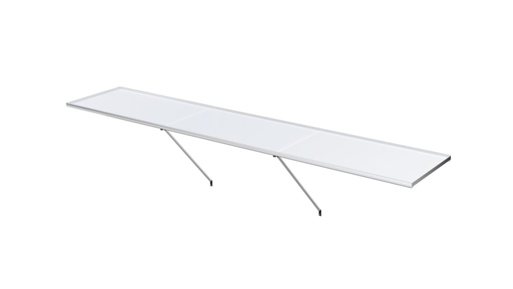 Odlingsbord Enzian III i aluminium 227 cm
