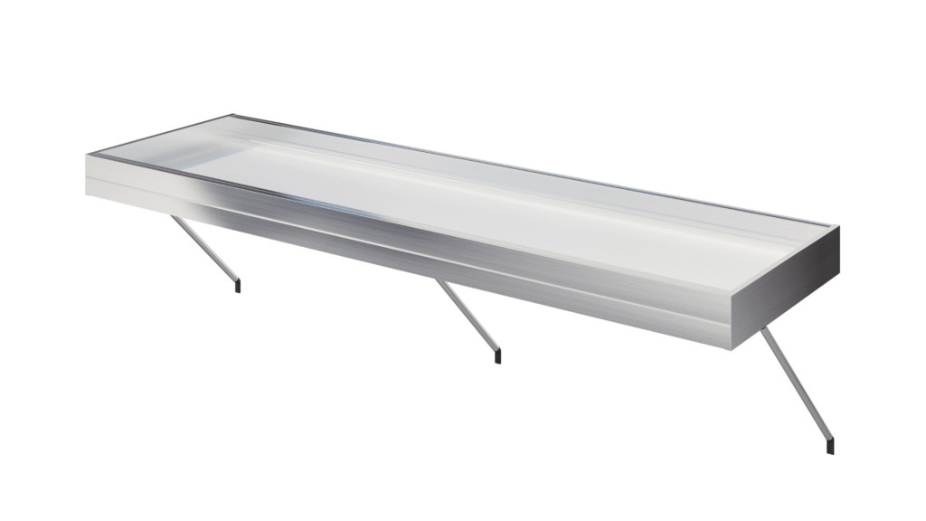 Växthus tråg  Iris IV Aluminium 4,29 m