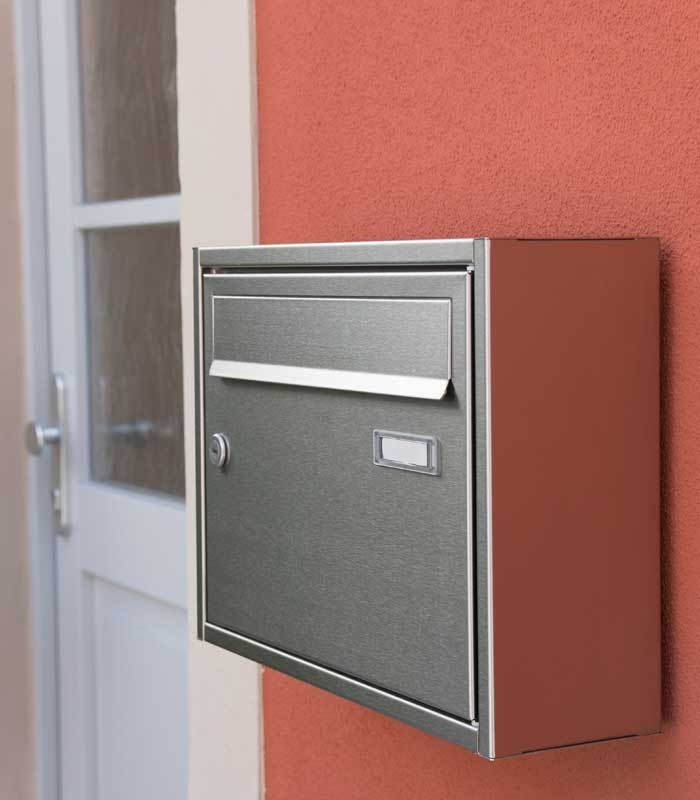 Rostfri postlåda Heibi Quelo - 43762
