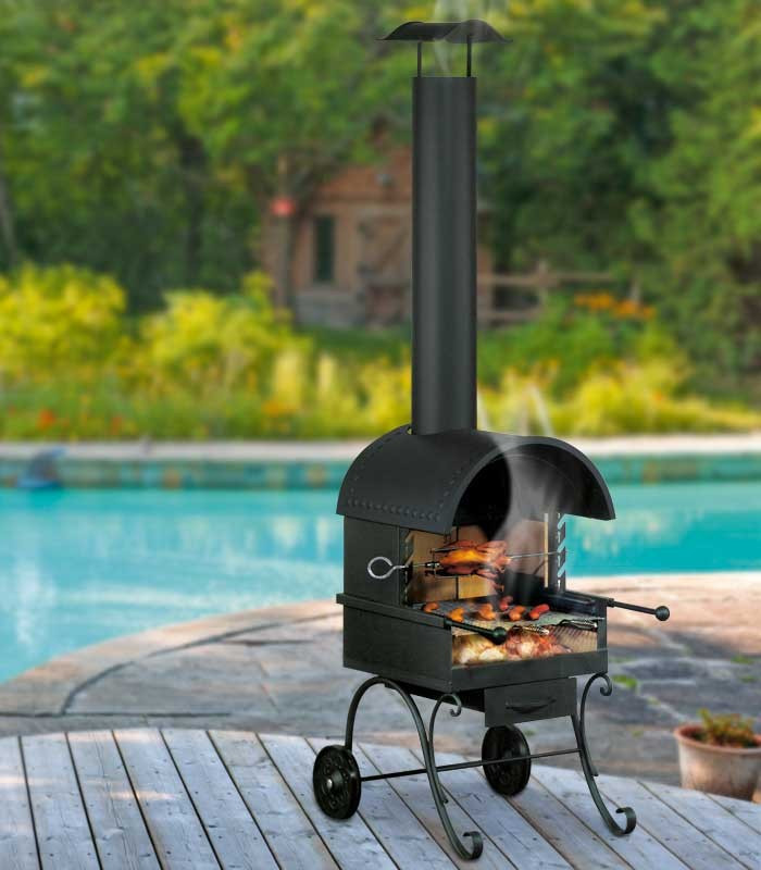 KOLGRILL / ÖPPEN SPIS RETRO Heibi  - 51141-009