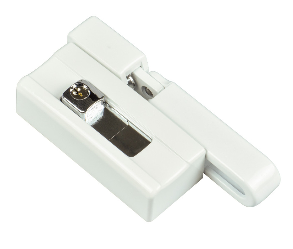 Fönstersäkring / dörrsäkring Burg Wächter BlockSafe BS 2 - Vit