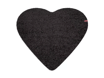 Dörrmatta hjärta Amore Keilbach 78x78cm - Svart 04 4315
