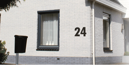 Fasadsiffra | husnummer 0 50 cm