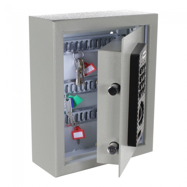 NYCKELSKÅP MED KODLÅS Rottner Keytronic 20 - Ljusgrå T05329