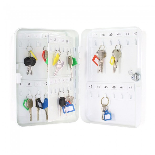 NYCKELSKÅP METALL NYCKELLÅS Keybox TS48 - Ljusgrå T02733