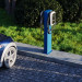 Laddstolpe för elbil – Tesla Wall Connector Gen 2 & 3 Rostbrun