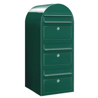 Postlåda BOBI TRIO - Grön RAL 6005