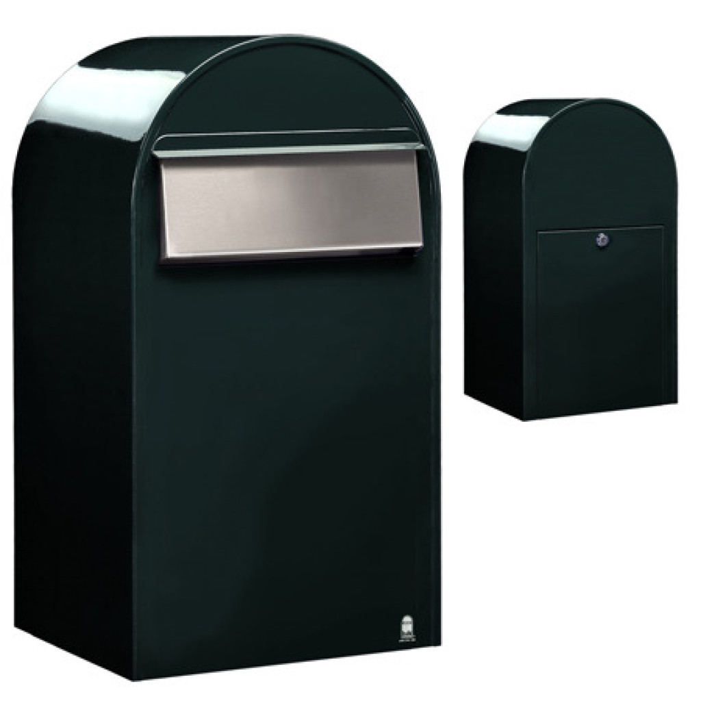 Postlåda BOBI GRANDE B (Baktömning) - Mörkgrön COL 6064