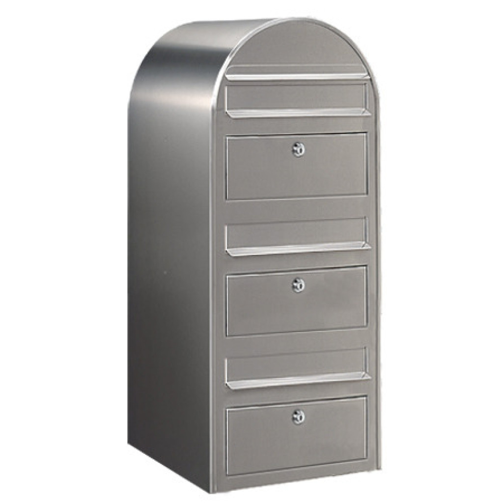 Postlåda BOBI TRIO - Rostfri