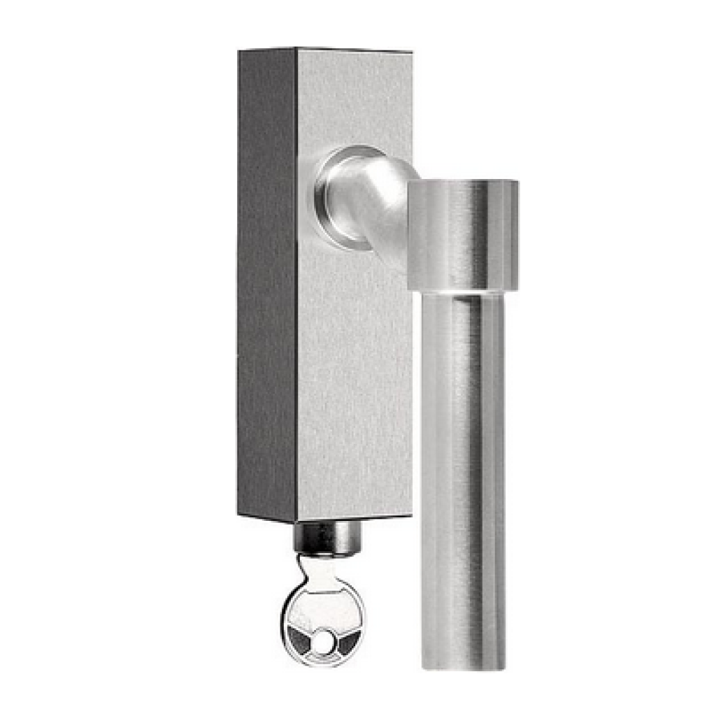 Fönsterhandtag låsbar PBL20F-DKLOCK IN - Rostfritt stål