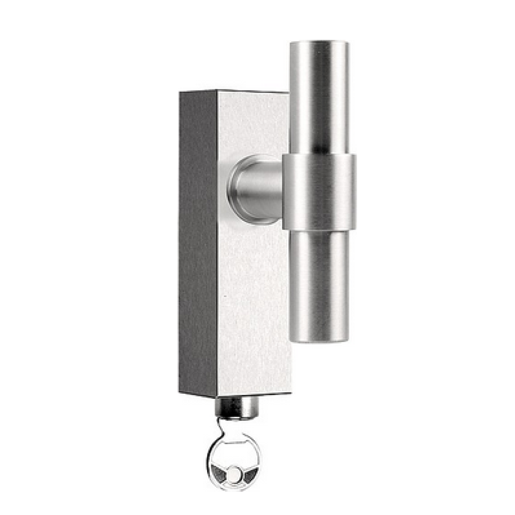 Fönsterhandtag låsbar PBT20-DKLOCK IN - Rostfritt stål