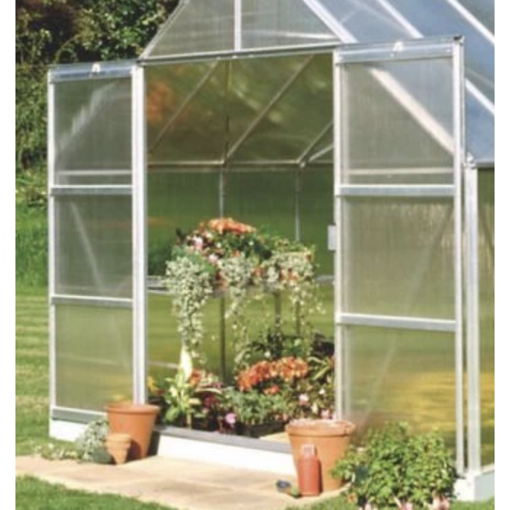 Dubbeldörr växthus