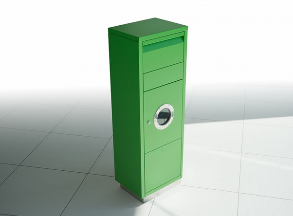 GRÖN PAKETPOSTLÅDA LETTERMAN STANDING OVATION 1 - GRÖN