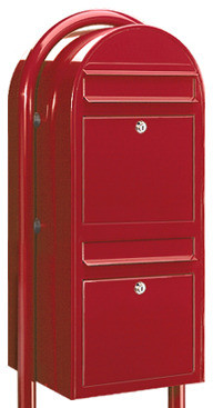 Röd Postlåda BOBI DUO 