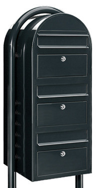 Postlåda BOBI TRIO - Svart RAL 9005