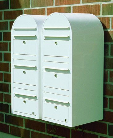 Postlåda BOBI TRIO - Vit RAL 9016