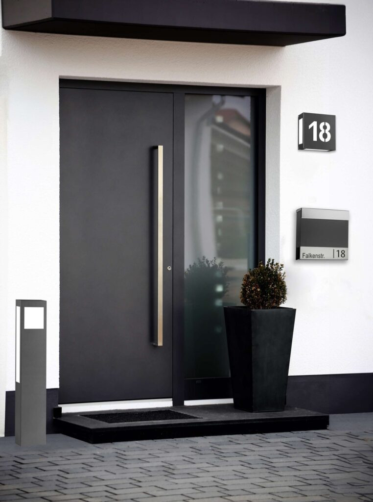 Husnummer med LED CMD 42 -rostfritt
