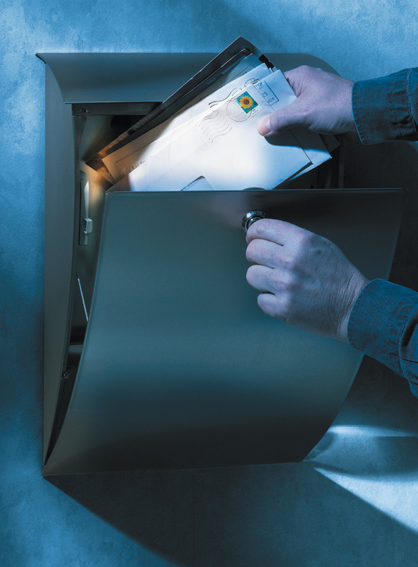 Postlåda Burg Wächter dubbla fack- Milano 843 W