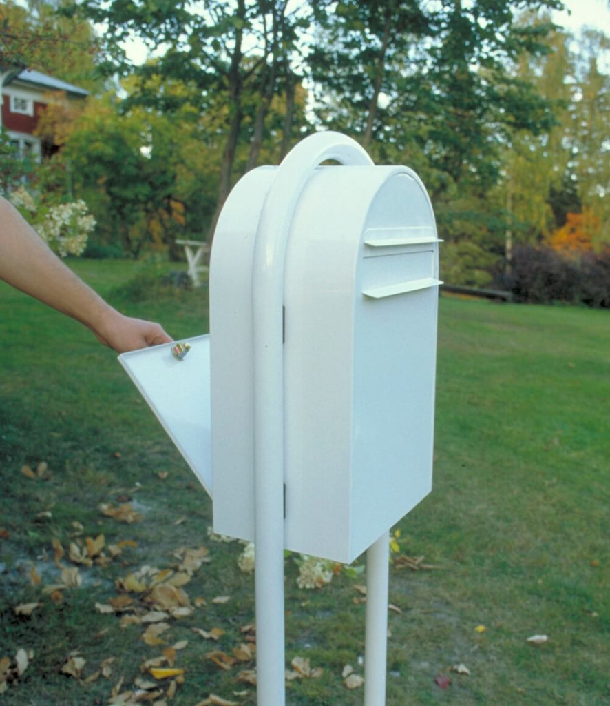 Postlåda BOBI CLASSIC B (Baktömning) - Svart RAL 9005