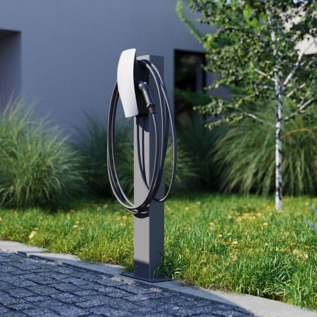 Laddstolpe för Tesla Wall Connector Gen 2 & 3 Antracit