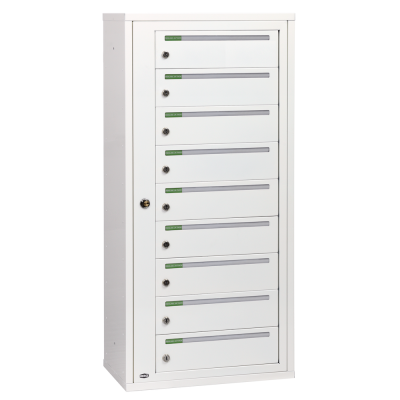 Fastighetsbox Renz Classic 1x9 Liggande Singel - 789S001-09