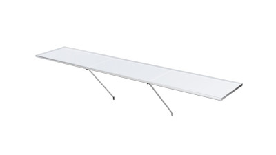 Odlingsbord i växthus Nelke IV i aluminium 4,29 m