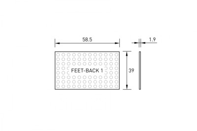 ENTRÉMATTA MED 96 BORSTAR - GRÖN
