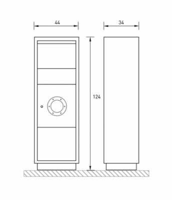 Paketpostlåda LETTERMAN Standing Ov. 1  - Mörkgrön RAL 6005 600 O