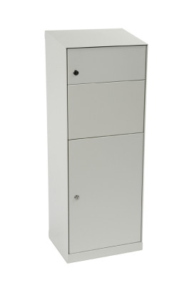 Paketpostlåda MEFA Maple 661 - Aluminium Vit RAL 9006M 661040M