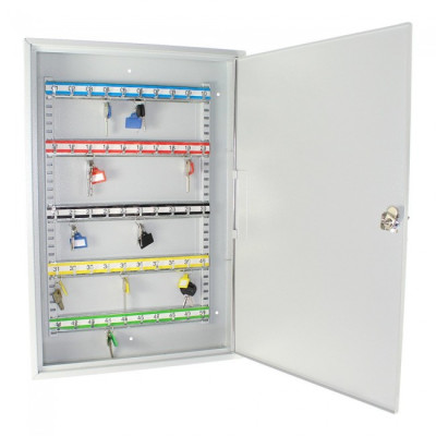 NYCKELSKÅP METALL NYCKELLÅS Rottner S50 - Ljusgrå T01530