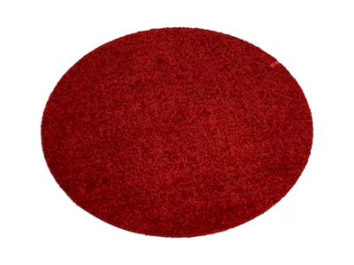 Dörrmatta rund Point Keilbach 85cm - Röd 04 4370