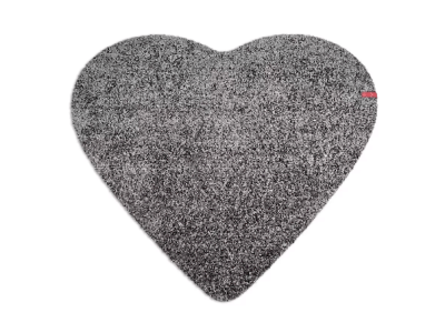 Dörrmatta hjärta Amore Keilbach 78x78cm - Mörkgrå 04 4325