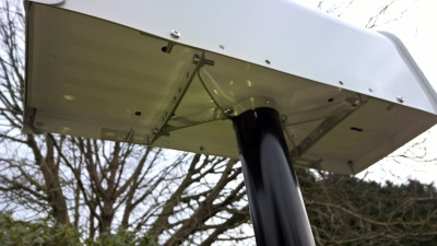 Stativ för amerikansk postlåda SPK - Svart 101SPK