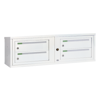 Fastighetsbox Renz Classic 2x2 Liggande Dubbel - 789D001-04