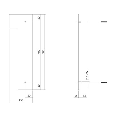Fasadsiffra | Husnummer 1 Svart 50 cm - 0023.402121
