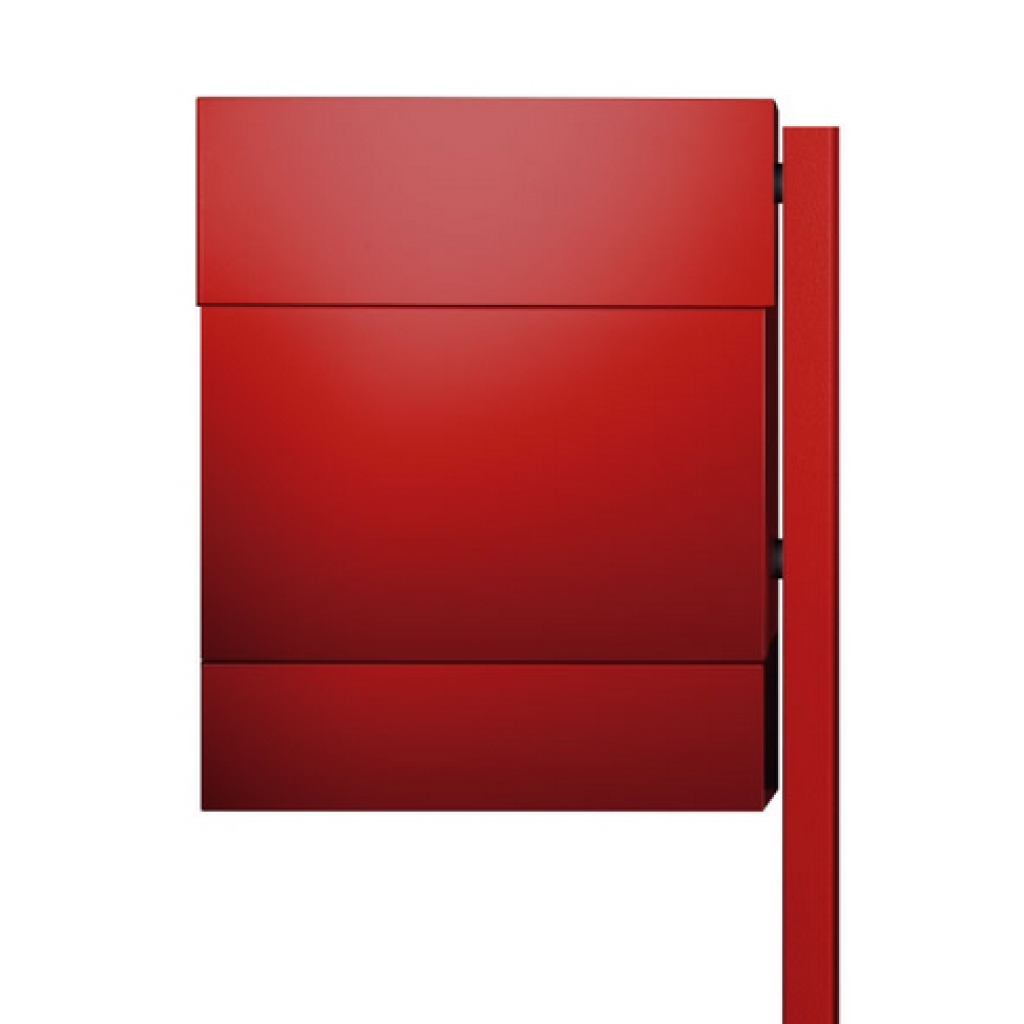 Postlåda med stativ LETTERMAN 5  - Röd RAL 3020 566 R
