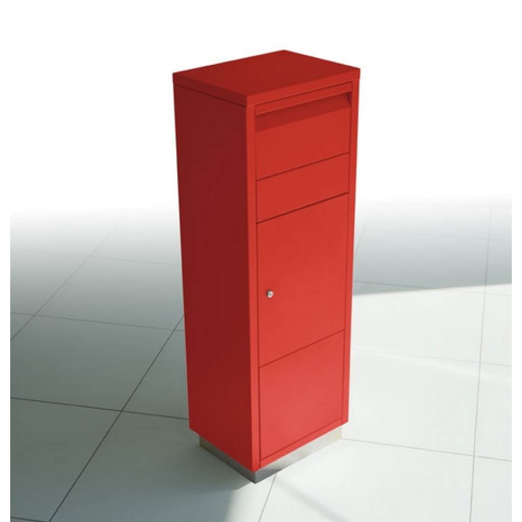 Paketpostlåda LETTERMAN Standing Ov. 2  - Röd RAL 3020 601 R