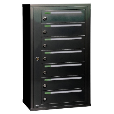 Fastighetsbox Renz Classic 1x7 Liggande Singel - 789S001-07