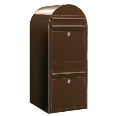 Postlåda BOBI DUO - Brun RAL 8017